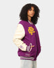 Carré Peace Varsity Jacket Purple