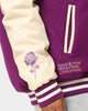Carré Peace Varsity Jacket Purple