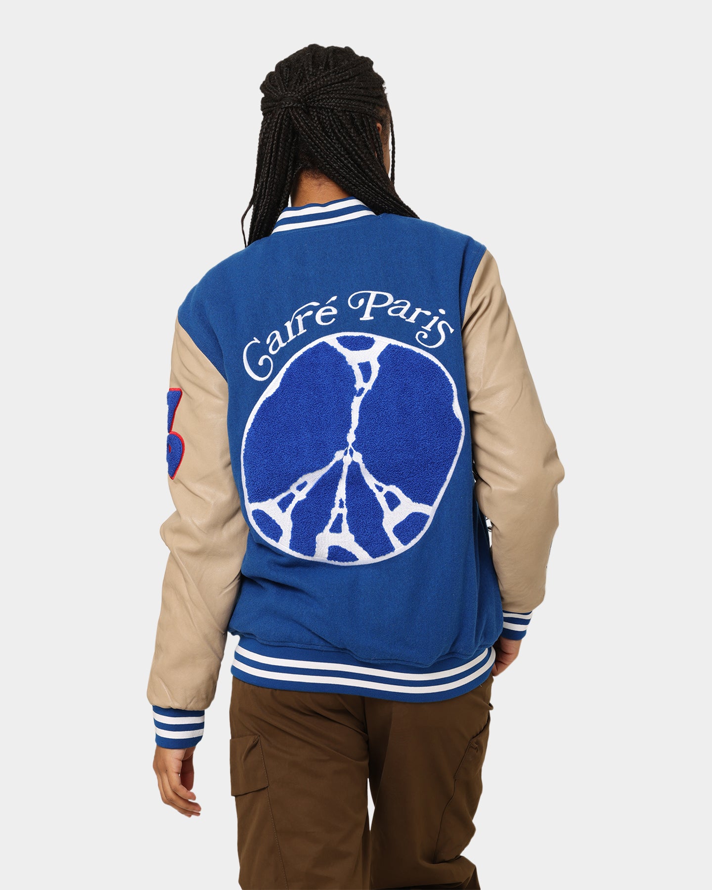Carre Peace Varsity Jacket Blue | Culture Kings US