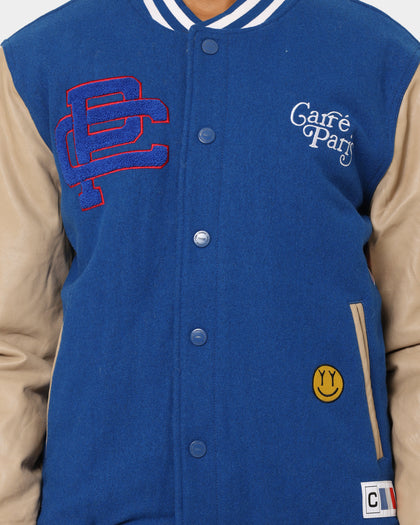 Carre Peace Varsity Jacket Blue