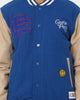 Carre Peace Varsity Jacket Blue