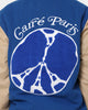 Carre Peace Varsity Jacket Blue