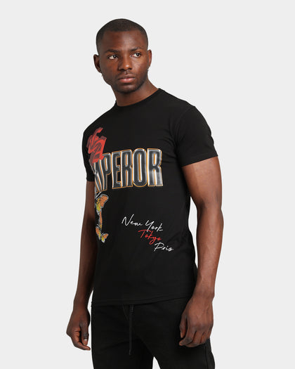 Emperor Apparel All Over Hussle T-Shirt Black
