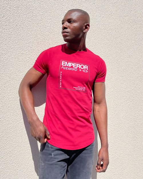 Emperor Apparel Box After Dark T-Shirt Maroon