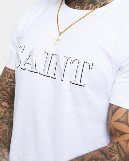 Saint Morta Society El Duplo Short Sleeve T-Shirt White/Black