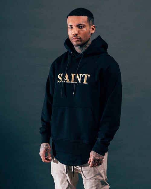 Saint Morta Society Hoodie Black/Gold