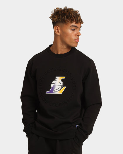 Hugo Boss Hugo Boss X NBA Basic Los Angeles Lakers Crewneck Sweatshirt Black