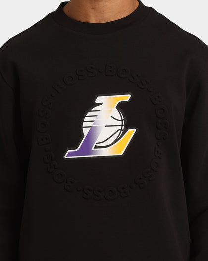 Hugo Boss Hugo Boss X NBA Basic Los Angeles Lakers Crewneck Sweatshirt Black