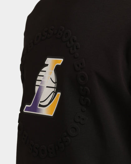 Hugo Boss Hugo Boss X NBA Basic Los Angeles Lakers Crewneck Sweatshirt Black