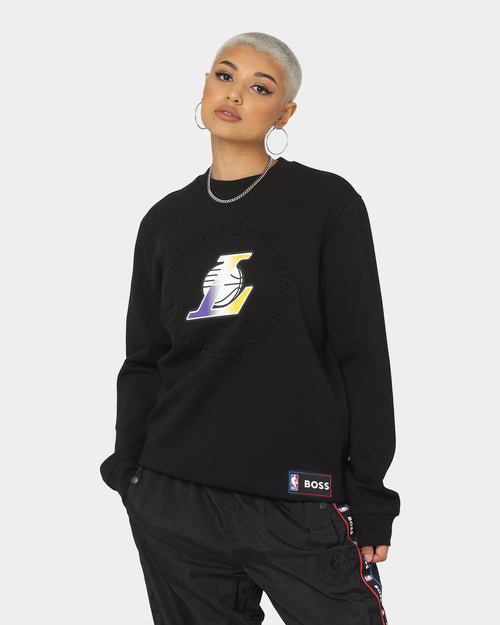 Hugo Boss Hugo Boss X NBA Basic Los Angeles Lakers Crewneck Sweatshirt Black