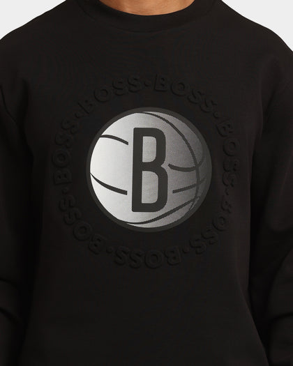 Hugo Boss Hugo Boss X NBA Brooklyn Nets Crewneck Sweatshirt Black