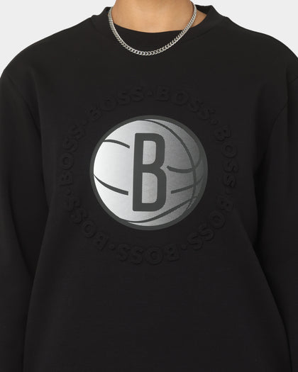Hugo Boss Hugo Boss X NBA Brooklyn Nets Crewneck Sweatshirt Black