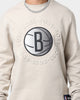 Hugo Boss Hugo Boss X NBA Basic Brooklyn Nets Crewneck Sweatshirt Light Beige