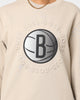 Hugo Boss Hugo Boss X NBA Basic Brooklyn Nets Crewneck Sweatshirt Light Beige