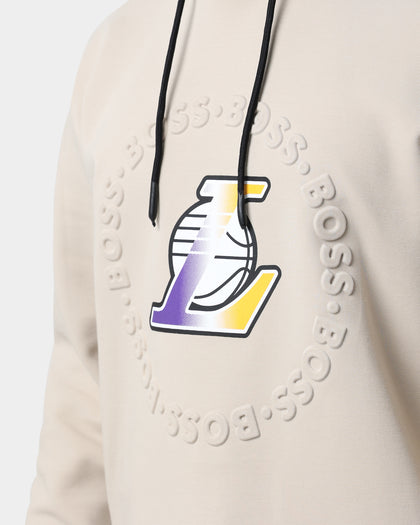 Hugo Boss Hugo Boss X NBA  Basic Los Angeles Lakers Hoodie Light Beige