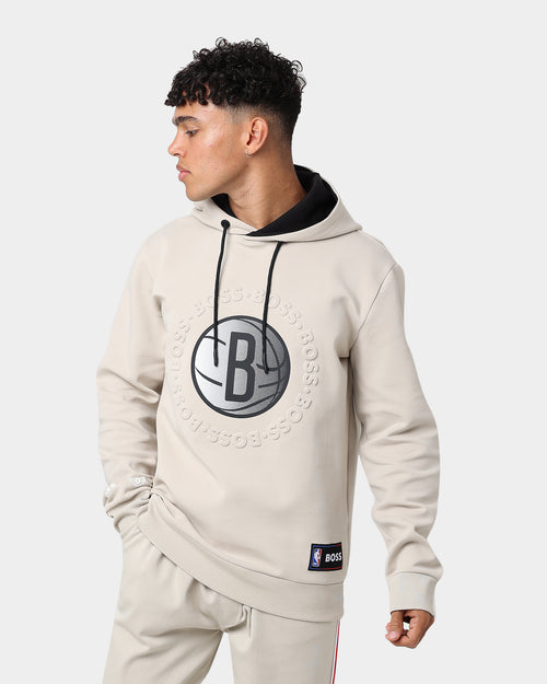 Hugo Boss Hugo Boss X NBA Basic Brooklyn Nets Hoodie Light Beige