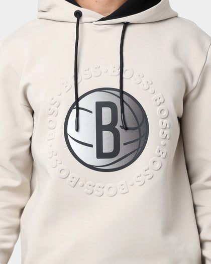 Hugo Boss Hugo Boss X NBA Basic Brooklyn Nets Hoodie Light Beige