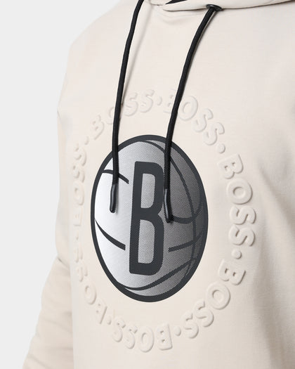 Hugo Boss Hugo Boss X NBA Basic Brooklyn Nets Hoodie Light Beige