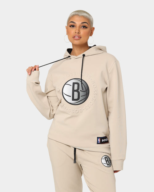 Hugo Boss Hugo Boss X NBA Basic Brooklyn Nets Hoodie Light Beige