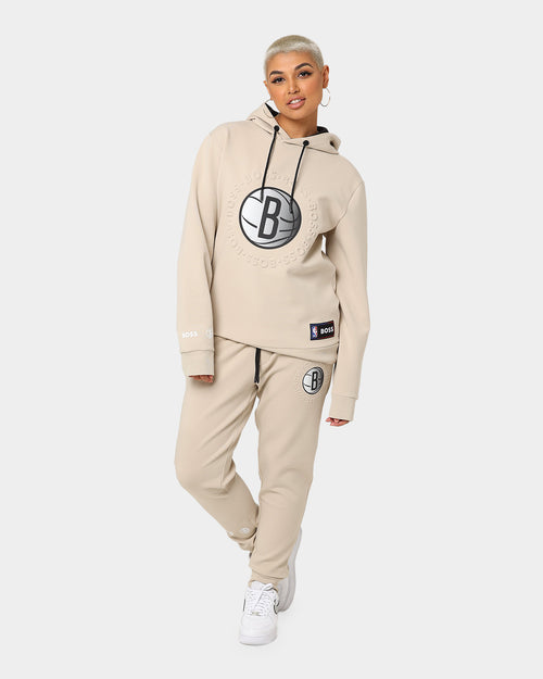 Hugo Boss Hugo Boss X NBA Basic Brooklyn Nets Hoodie Light Beige