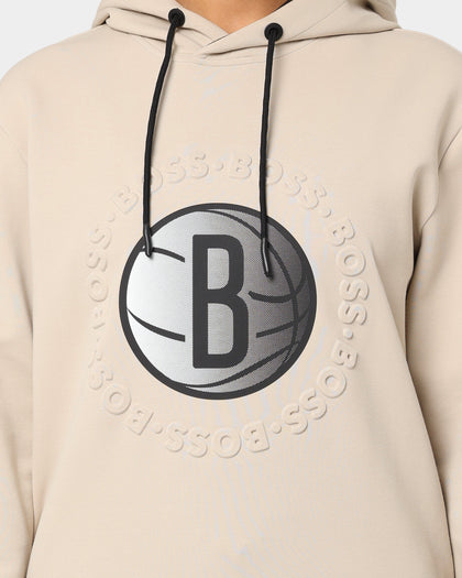 Hugo Boss Hugo Boss X NBA Basic Brooklyn Nets Hoodie Light Beige