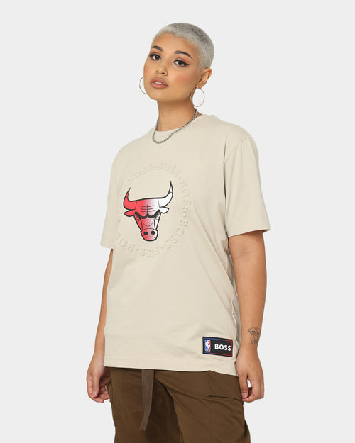 Hugo Boss Hugo Boss X NBA Basic Chicago Bulls Short Sleeve T-Shirt Light Beige