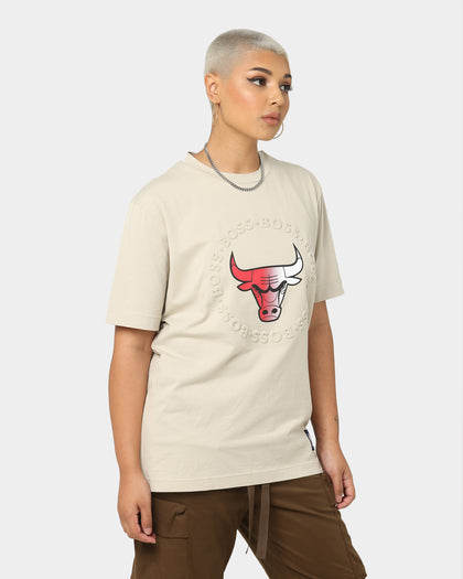 Hugo Boss Hugo Boss X NBA Basic Chicago Bulls Short Sleeve T-Shirt Light Beige