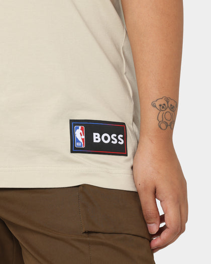 Hugo Boss Hugo Boss X NBA Basic Chicago Bulls Short Sleeve T-Shirt Light Beige
