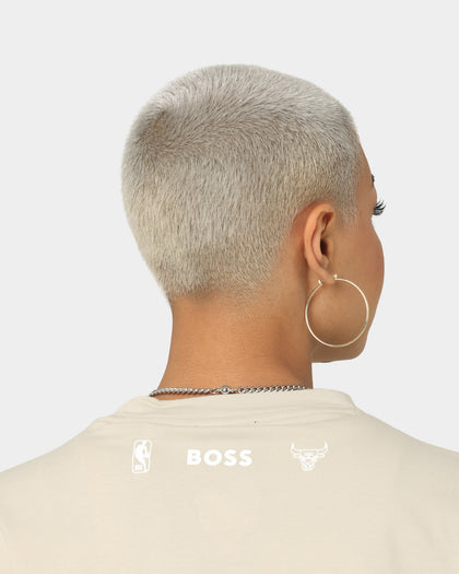 Hugo Boss Hugo Boss X NBA Basic Chicago Bulls Short Sleeve T-Shirt Light Beige