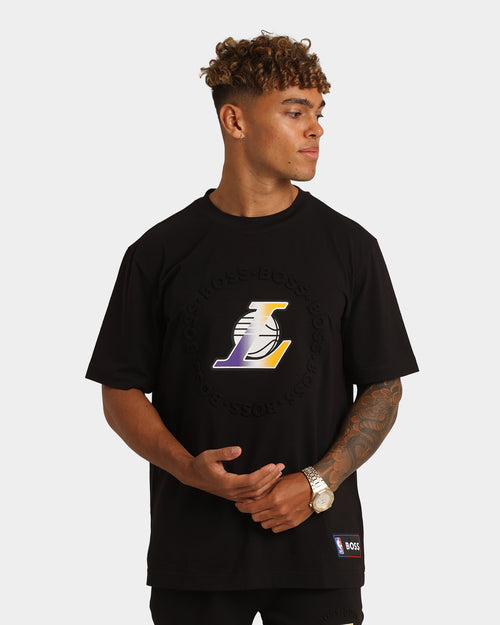 Hugo Boss Hugo Boss X NBA Basic Los Angeles Lakers Short Sleeve T-Shirt Black