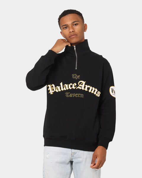 Palace Pub Grub Funnel Neck Black | Culture Kings US