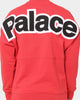 Palace Word Crewneck Red