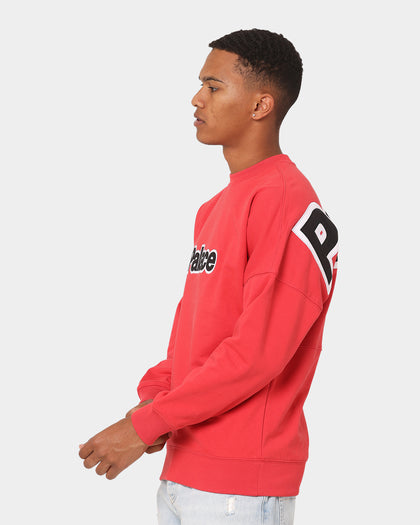 Palace Word Crewneck Red