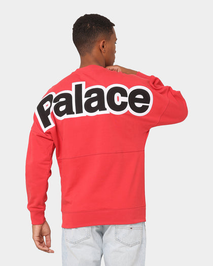 Palace Word Crewneck Red