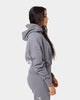 Calvin Klein Women's Back 2Tone Monogram Hoodie Fossil Grey