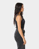 Calvin Klein Bodycon Cropped Top Denim Black