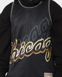 Mitchell & Ness Chicago Bulls Big Face 4.0 Swingman Jersey Black