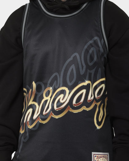 Mitchell & Ness Chicago Bulls Big Face 4.0 Swingman Jersey Black