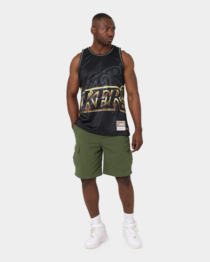 Mitchell & Ness Los Angeles Lakers Big Face 4.0 Swingman Jersey Black