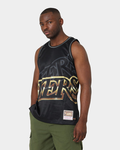 Mitchell & Ness Los Angeles Lakers Big Face 4.0 Swingman Jersey Black