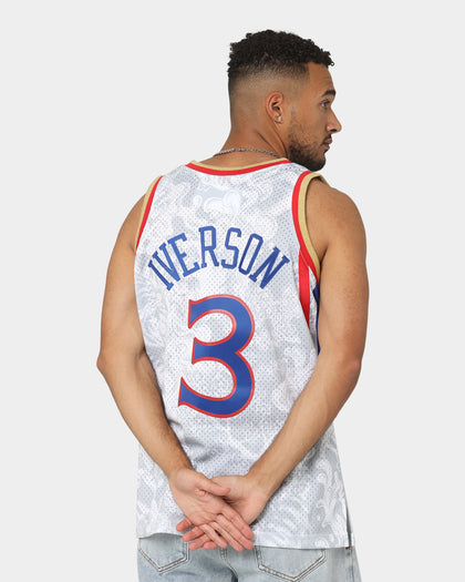 Mitchell & Ness Philadelphia 76ers Allen Iverson #3 CNY 4.0 Swingman Jersey White