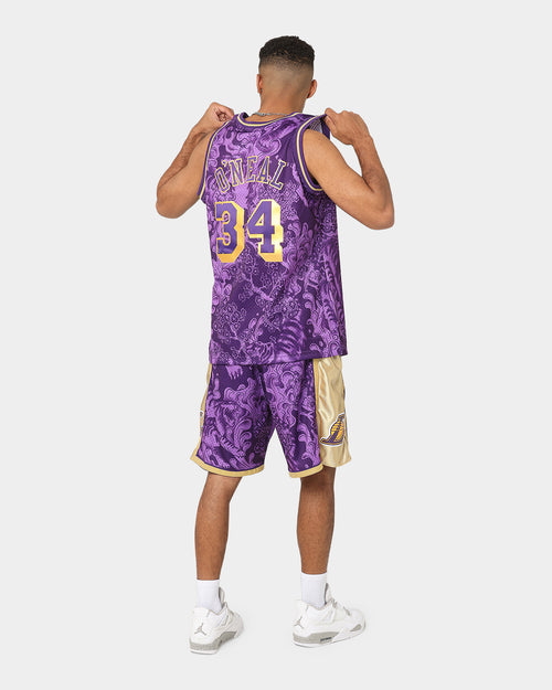 Mitchell & Ness Los Angeles Lakers Shaquille O'Neal #34 CNY 4.0 Swingman Jersey Dark Purple