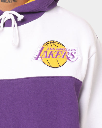Mitchell & Ness Los Angeles Lakers Fusion Fleece 2.0 Hoodie Purple