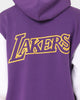 Mitchell & Ness Los Angeles Lakers Fusion Fleece 2.0 Hoodie Purple
