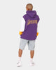 Mitchell & Ness Los Angeles Lakers Fusion Fleece 2.0 Hoodie Purple