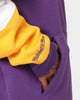 Mitchell & Ness Los Angeles Lakers Fusion Fleece 2.0 Hoodie Purple