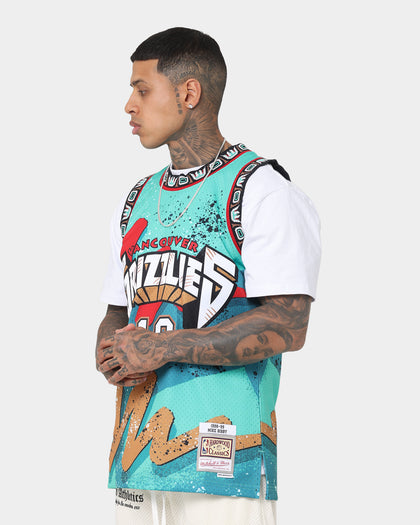 Mitchell & Ness Vancouver Grizzlies Mike Bibby Hyper Hoop Swingman Jersey Teal