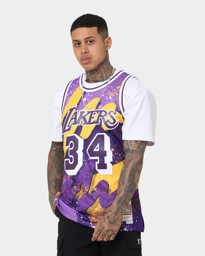 Mitchell & Ness Los Angeles Lakers Shaquille O'Neal Hyper Hoop Swingman Jersey Purple