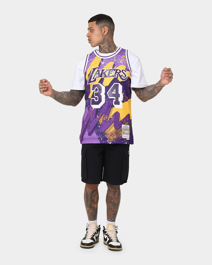 Mitchell & Ness Los Angeles Lakers Shaquille O'Neal Hyper Hoop Swingman Jersey Purple