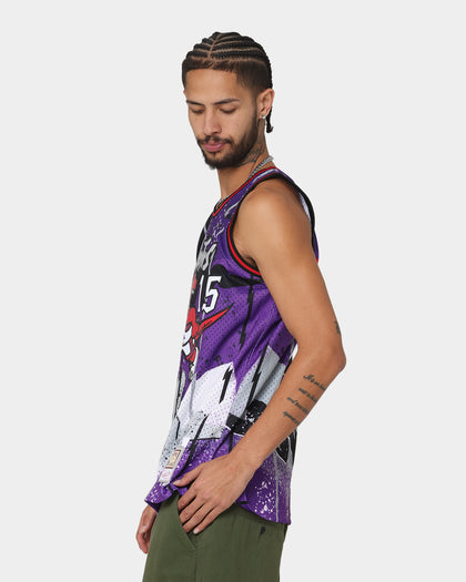 Mitchell & Ness Toronto Raptors Vince Carter Hyper Hoop Swingman Jersey Purple